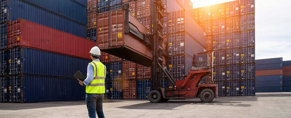 Logistic Export Import Concept Stock Photos