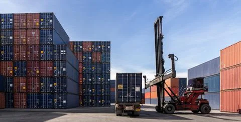 Logistic Export Import Concept Stock Photos