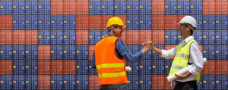 Logistic Export Import Concept Stock Photos