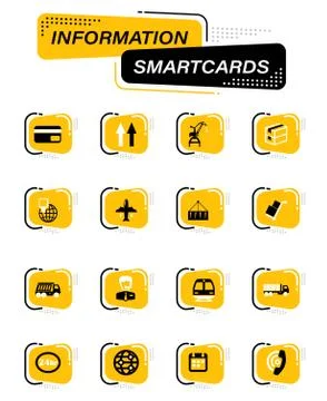 Logistic icons set Illustrazione stock