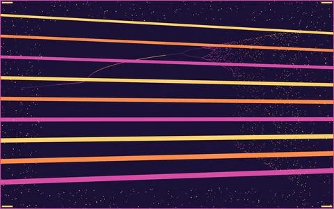 Logistic Map Bifurcation Field Illustrazione stock