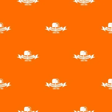 Logistic pattern vector orange Stock Illustration