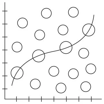 Logistic Regression in Machine Learning icon 스톡 일러스트