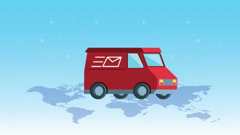 Logistic service with map paper and pin location on the planet Stock Footage 137769058
