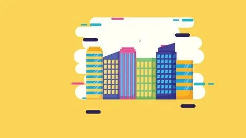 Logistic service worker with paper map on the city Stock Footage 126267768