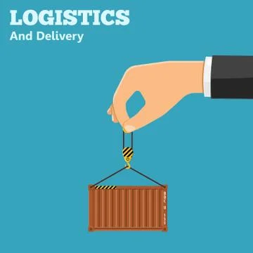 Logistics and Delivery Concept Stock Illustration