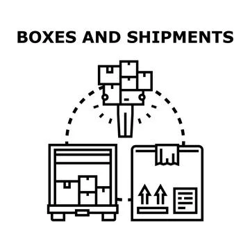 Logistics and global delivery system concept illustration イラスト素材