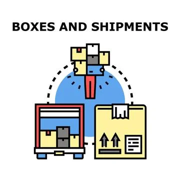 Logistics and global delivery system concept illustration イラスト素材