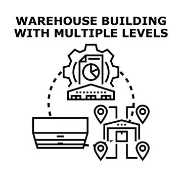 Logistics and supply chain management operations concept Stock Illustration