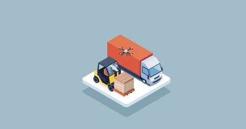 Logistics and transportation Stock Footage 98153897