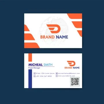 Logistics business card template vector design Stock Illustration