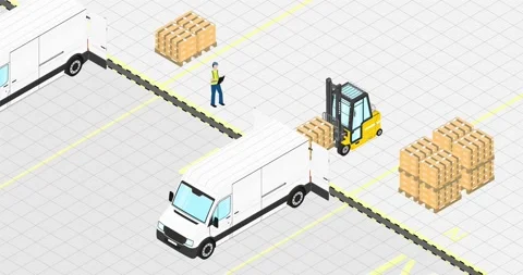 Logistics concept. Stock Footage 130658913