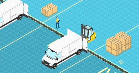 Logistics concept. Stock Footage 130658914