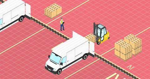 Logistics concept. Stock Footage 130658915