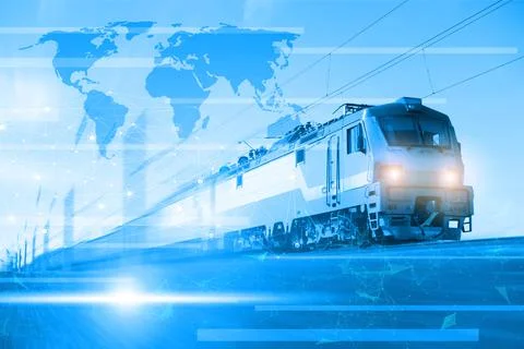 Logistics concept using modern technologies and artificial intelligence. Busi Stock Photos