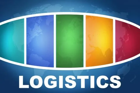 Logistics Illustrazione stock