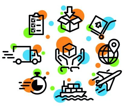 Logistics Stock Illustration