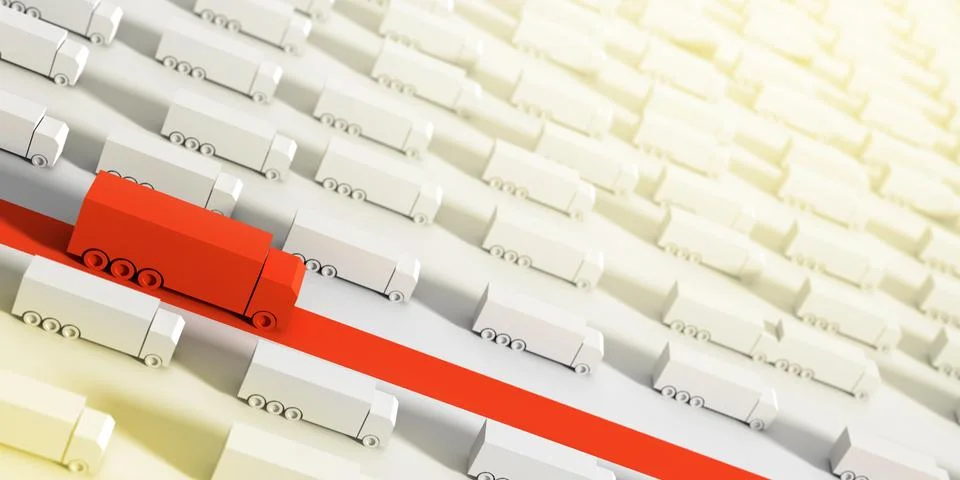 Logistics industry concepts Stock Illustration