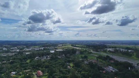 Logistics Infrastructure Near Transportation Corridor Stock Footage 325751204