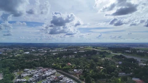 Logistics Infrastructure Near Transportation Corridor Stock Footage 325810017