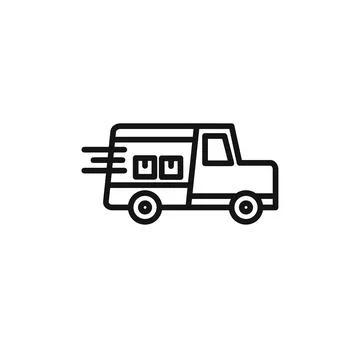 Logistics management icon vector set collection for web Stockillustratie