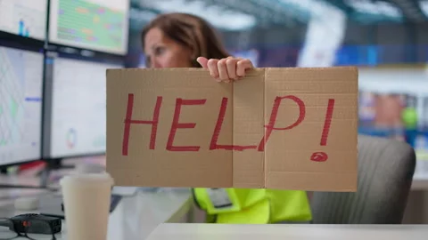 Logistics Manager Struggles With Overload Stock Footage 337226533