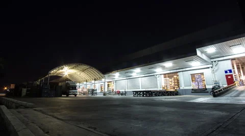 Logistics Time lapse rolling Stock Footage 46212023