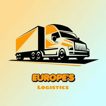 Logistics truck Stock Illustration