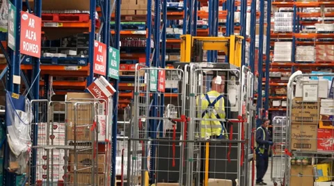Logistics Warehouse Activity 2 스톡 동영상 39241999
