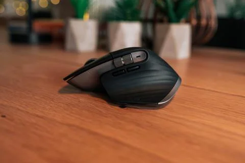 Logitech MX Master Mouse - editing, creative work, gaming | Product photography Stock Photos