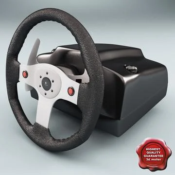 Logitech Racing Wheel 3D Model