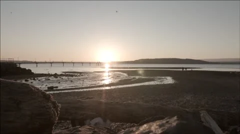 LOG:Marina Sunset 動画素材 21934770