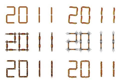 Logo 2011 Stock Illustration