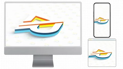 Logo 3D 스톡 After Effects