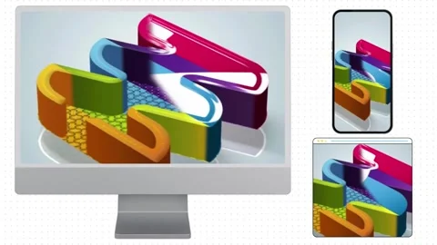 Logo 3D Reveal After Effects stock