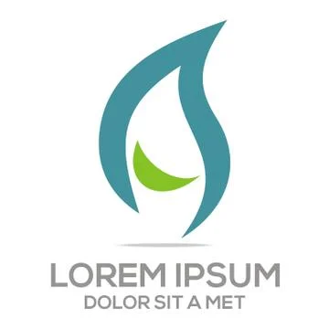 Logo Abstract Circle Icon Vector Stock Illustration