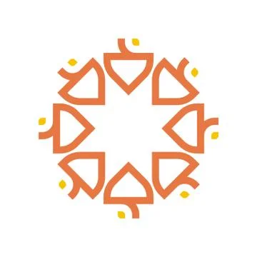 Logo abstract circle Stock Illustration