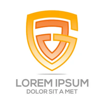 Logo Abstract Design Vector Icon Element Elegant Idea Creative Illustrazione stock