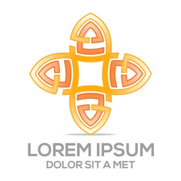 Logo Abstract Design Vector Icon Element Elegant Idea Creative イラスト素材