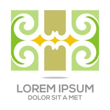 Logo Abstract Elements Icon Stock Illustration