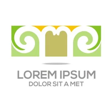 Logo Abstract Elements Icon Illustrazione stock