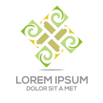 Logo Abstract Elements Icon Stock Illustration