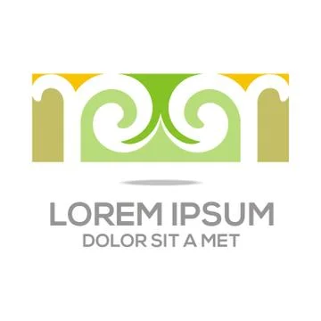 Logo Abstract Elements Icon Stock Illustration