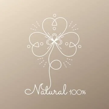Logo abstract flower Stock Illustration
