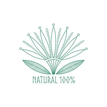 Logo abstract flower Illustrazione stock