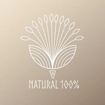 Logo abstract flower Stock Illustration