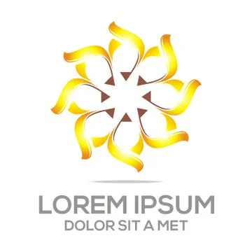 Logo Abstract Icon Vector Illustrazione stock