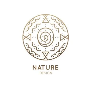 Logo abstract nature Stock Illustration
