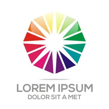 Logo Abstract Star Vector Stock Illustration