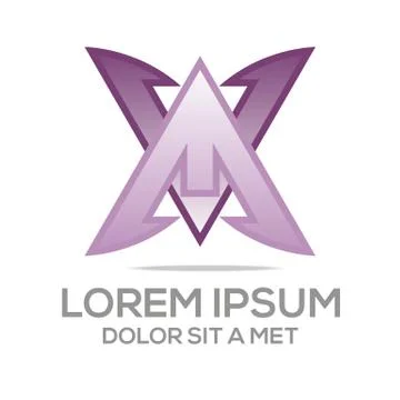 Logo abstract symbol element template business vector Stock Illustration